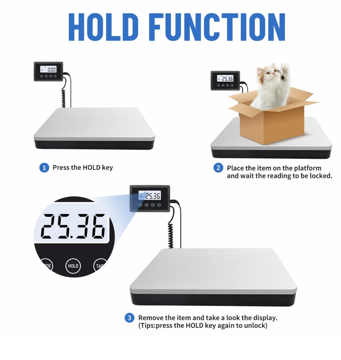 Parcel scales
