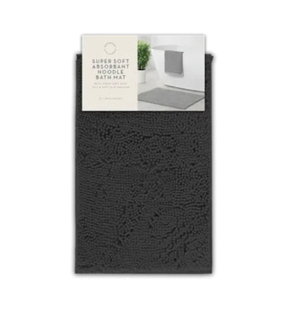 Super soft noodle bath mat