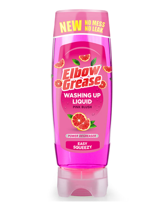 Elbow grease easy squeezy washing up liquid - pink blush