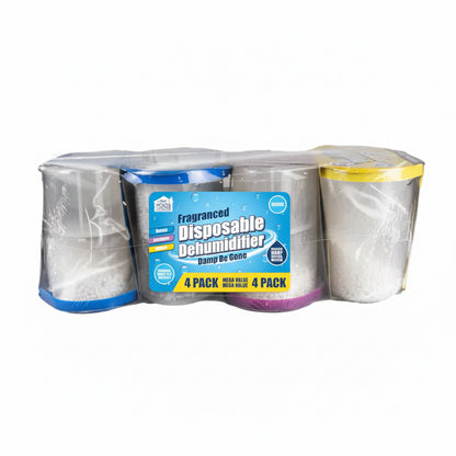 Disposable dehumidifiers 4 pack - fragranced