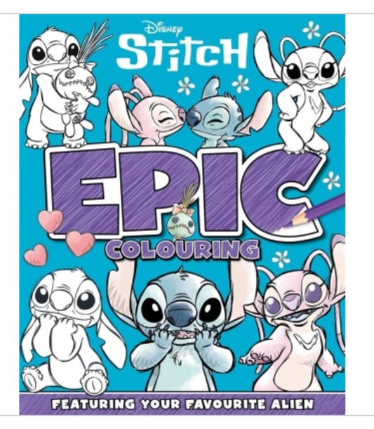 Disney stitch: epic colouring