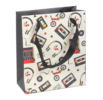 Medium gift bag - retro 80s print