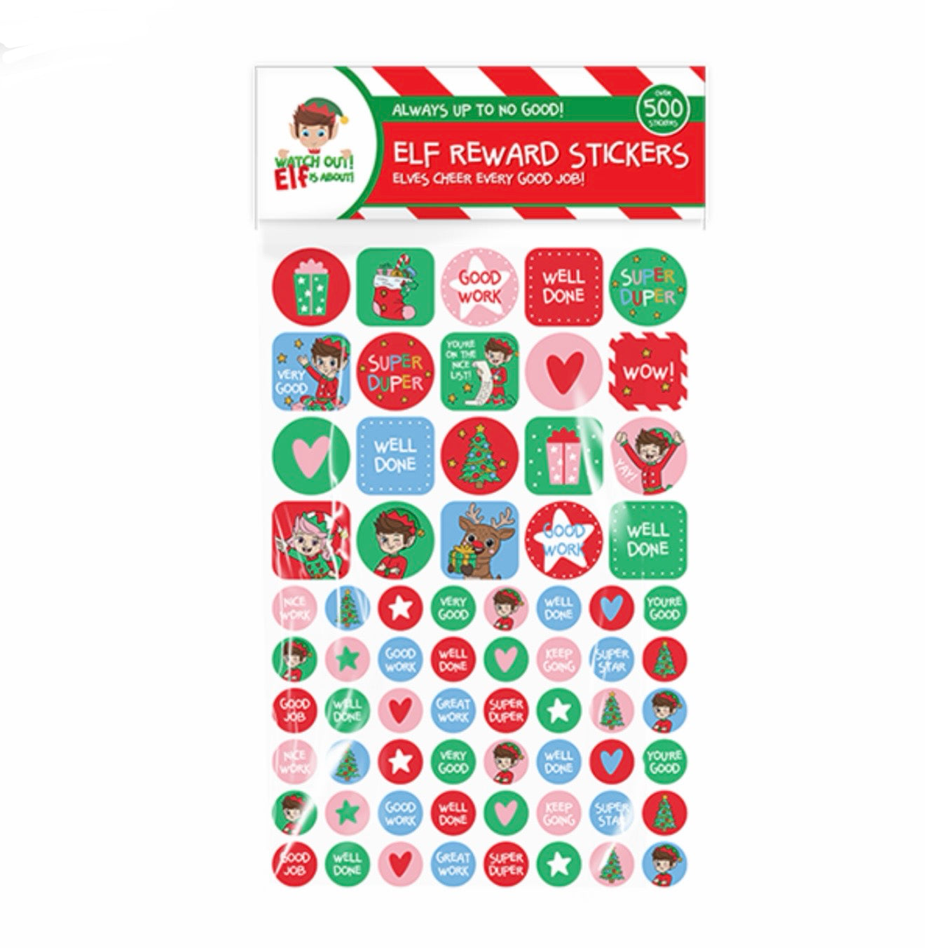 Elf reward stickers