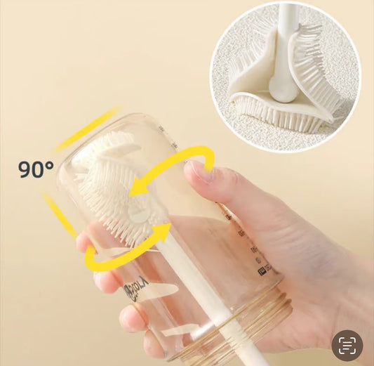 All angle bottle cleaning brush