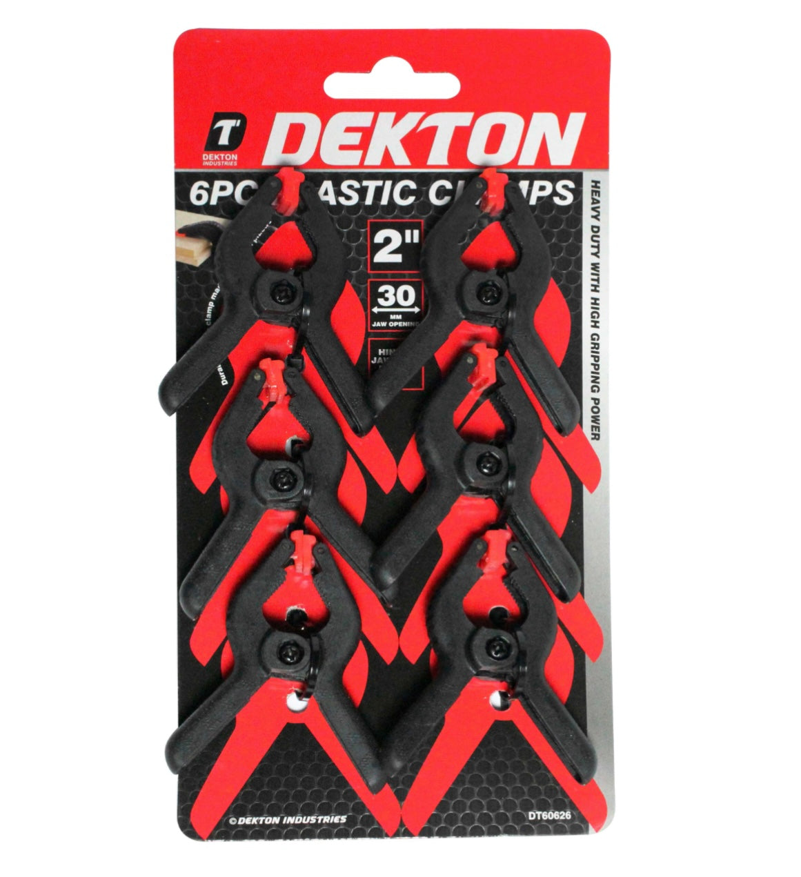 Dekton spring clamps 6 pack