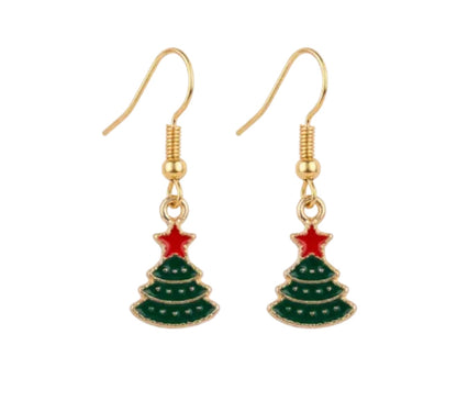 Christmas earrings 6 pack