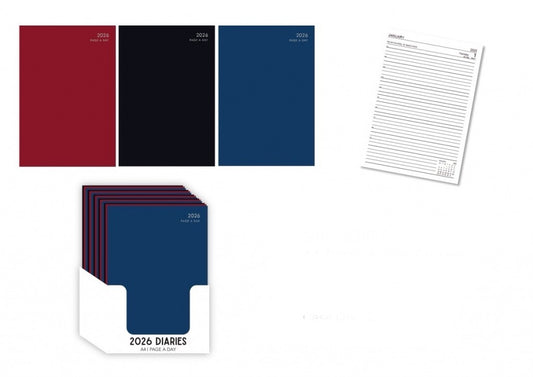 2026 diary - A4 day to a page