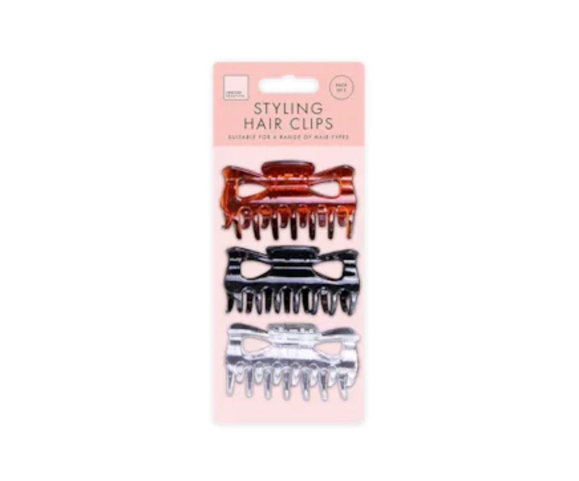 Hair claw clips 3 pack