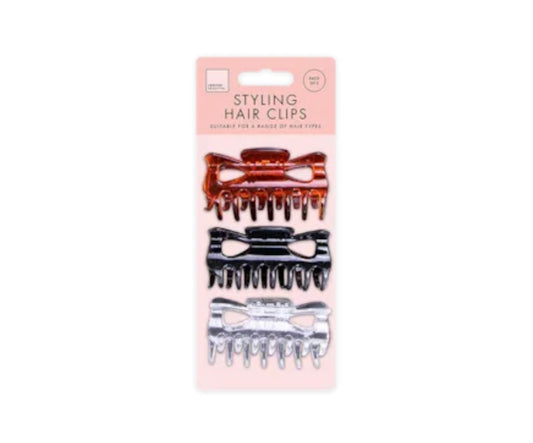 Hair claw clips 3 pack
