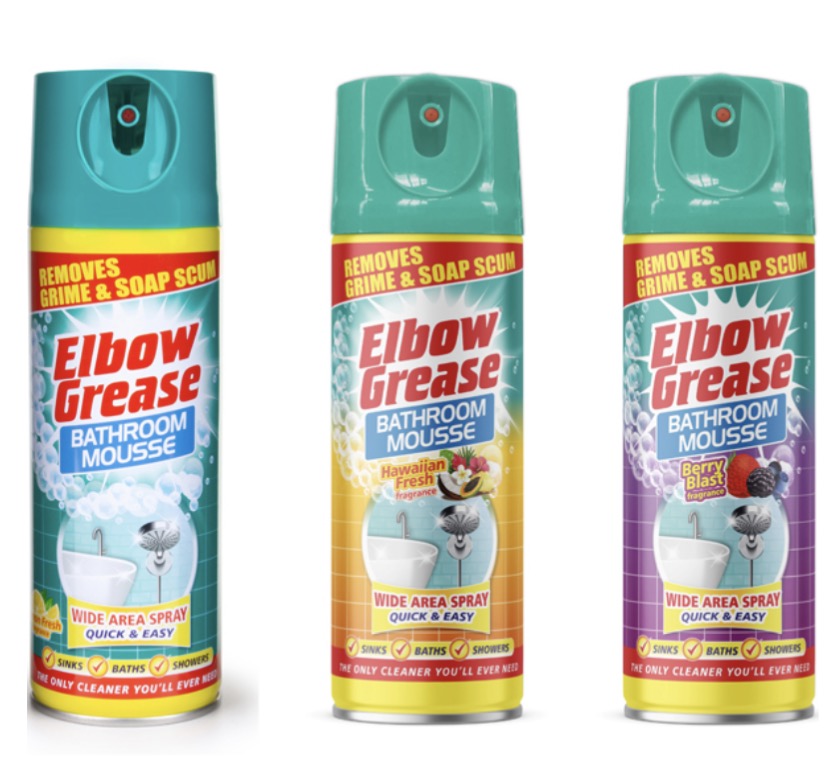 Elbow Grease bathroom mousse