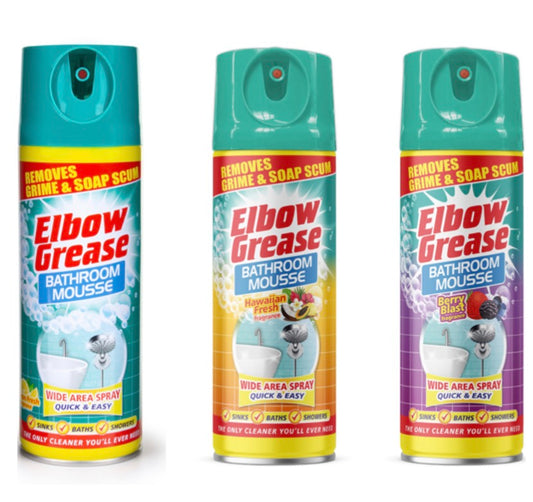 Elbow Grease bathroom mousse