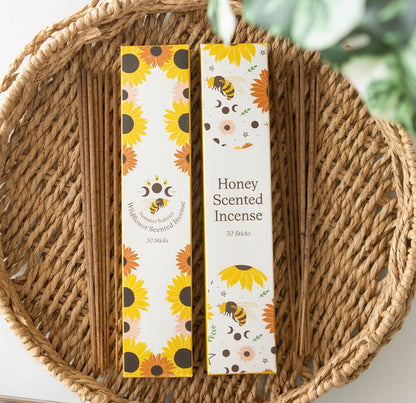 Honey & wildflower incense sticks 2 packs