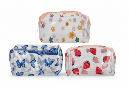 Printed pvc make up bag