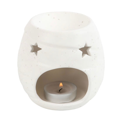 Mummy shaped oil burner