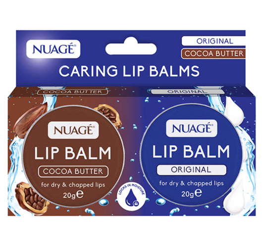 Nuage lip balms 2 pack - original & cocoa butter