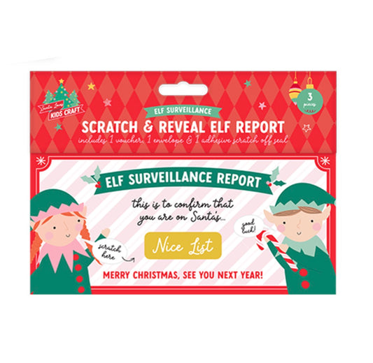 Elf scratch & reveal report