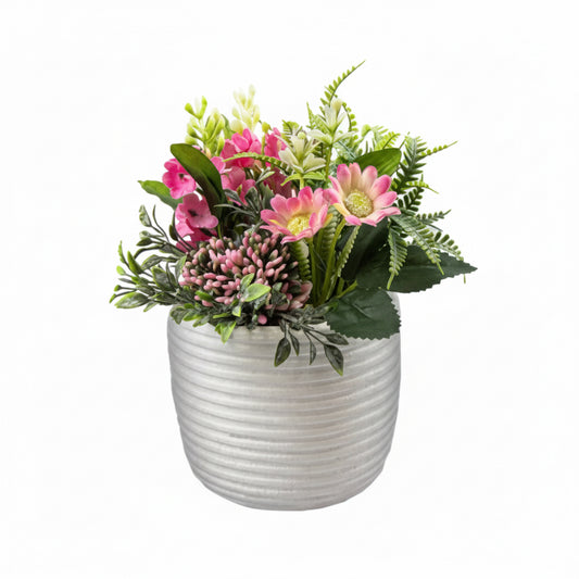 Artificial plant in pot