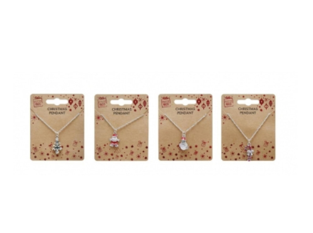 Diamanté Christmas necklace