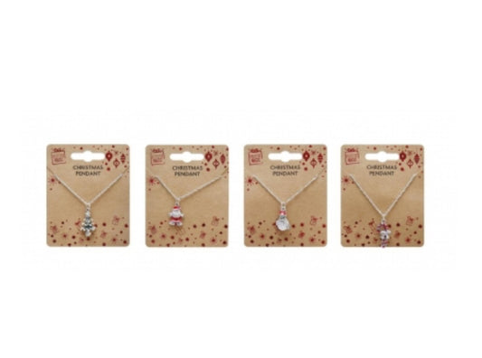Diamanté Christmas necklace