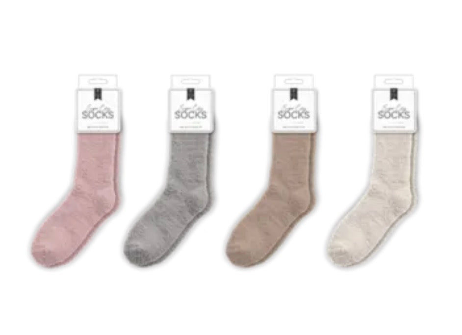 Ladies cosy plain socks