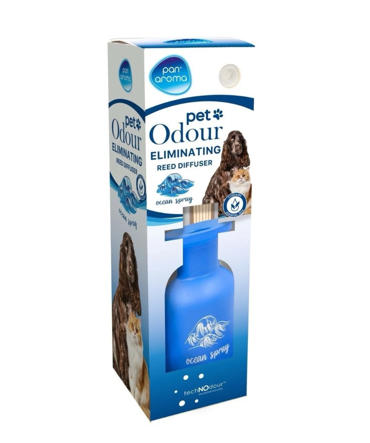 Odour eliminating reed diffuser