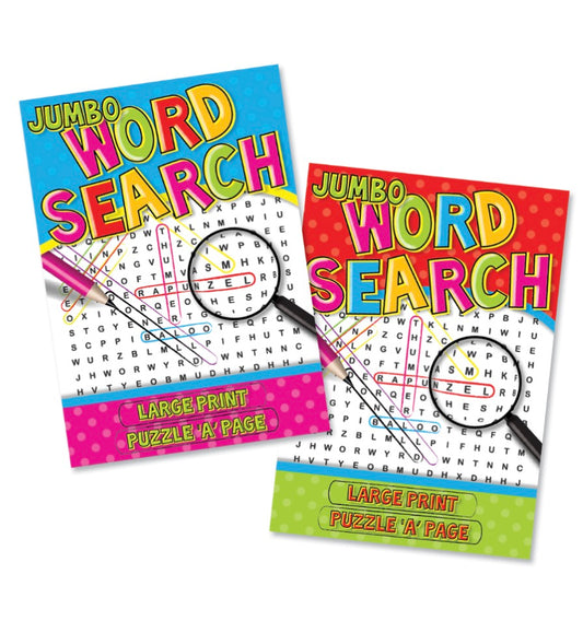 Super jumbo word search book