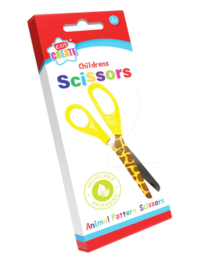 Kids animal pattern scissors