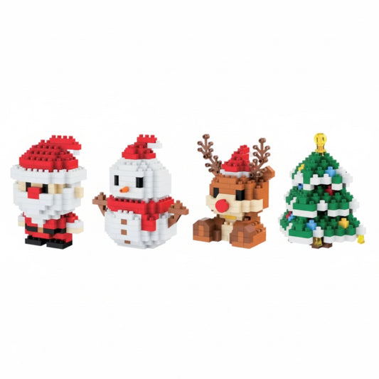 Christmas figure building blocks