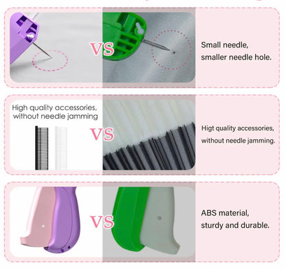 Quick stitch gun for clothing & fabrics