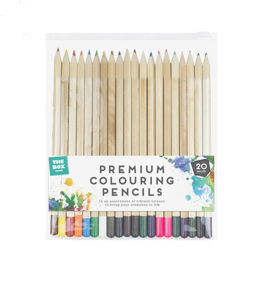 Premium colouring pencils 20 pack