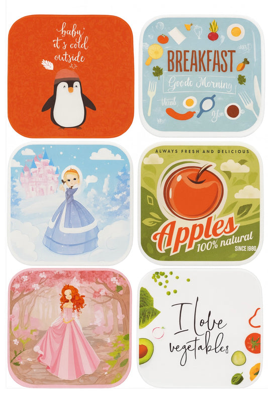 Set of 4 snack boxes