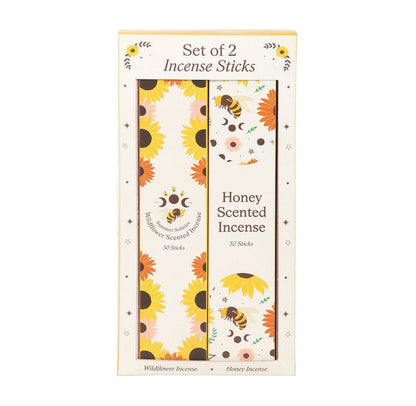 Honey & wildflower incense sticks 2 packs