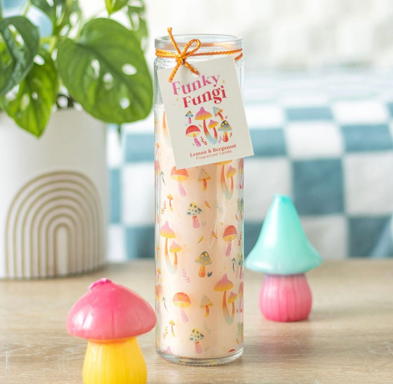 Tube candle - funky fungi
