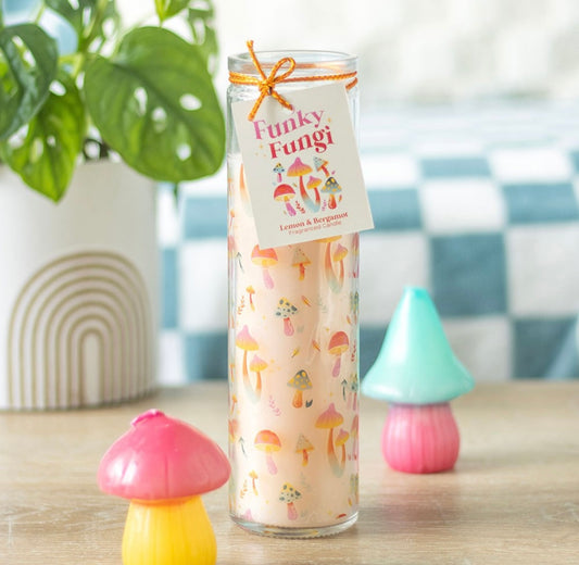 Tube candle - funky fungi