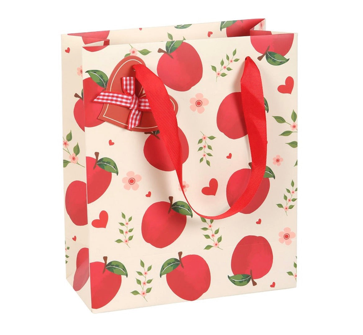 Medium gift bag - apples