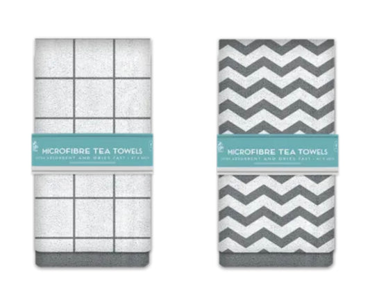 Microfibre tea towels 4 pack