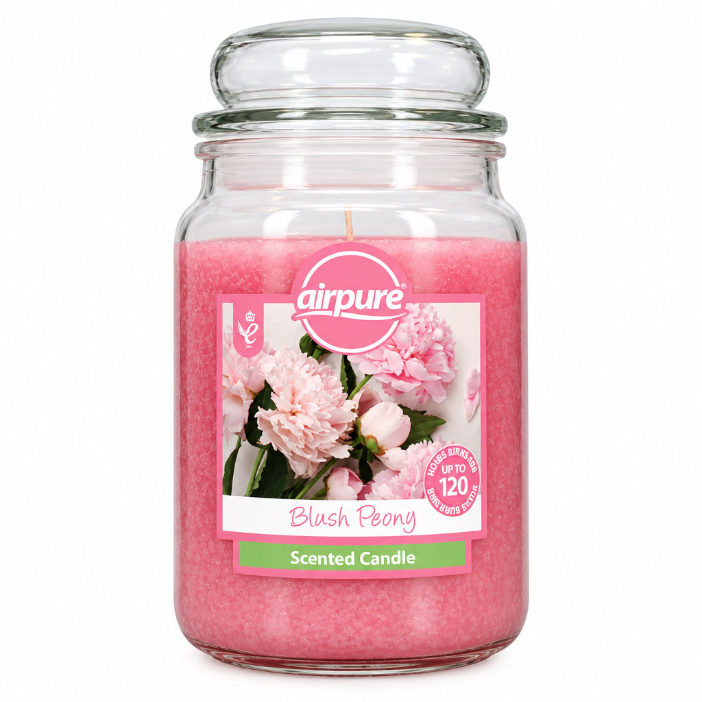 Airpure 510g scented candle - blush peony