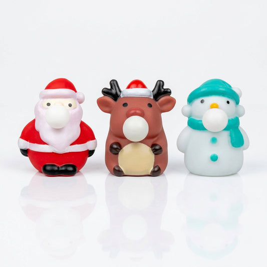 Christmas squeezy bubble character