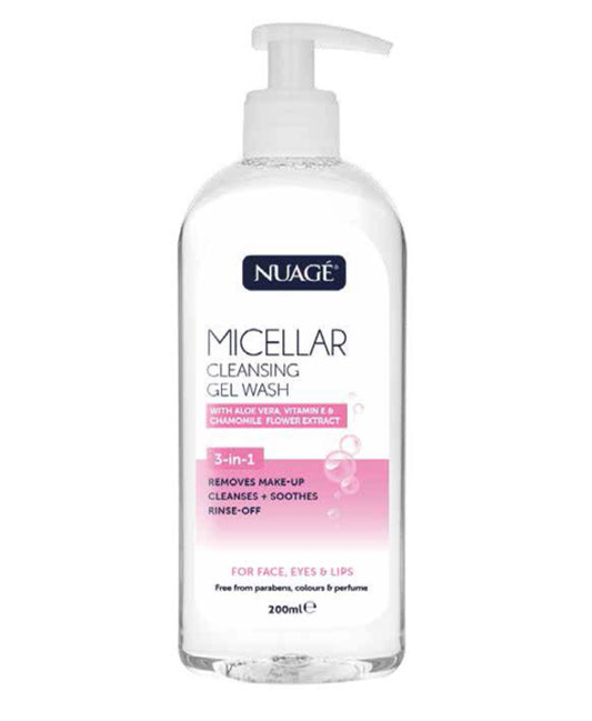 Micellar cleansing gel face wash