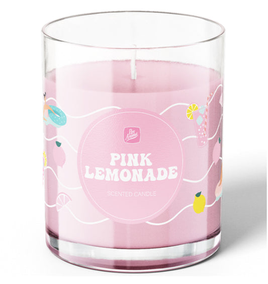 Pink lemonade candle