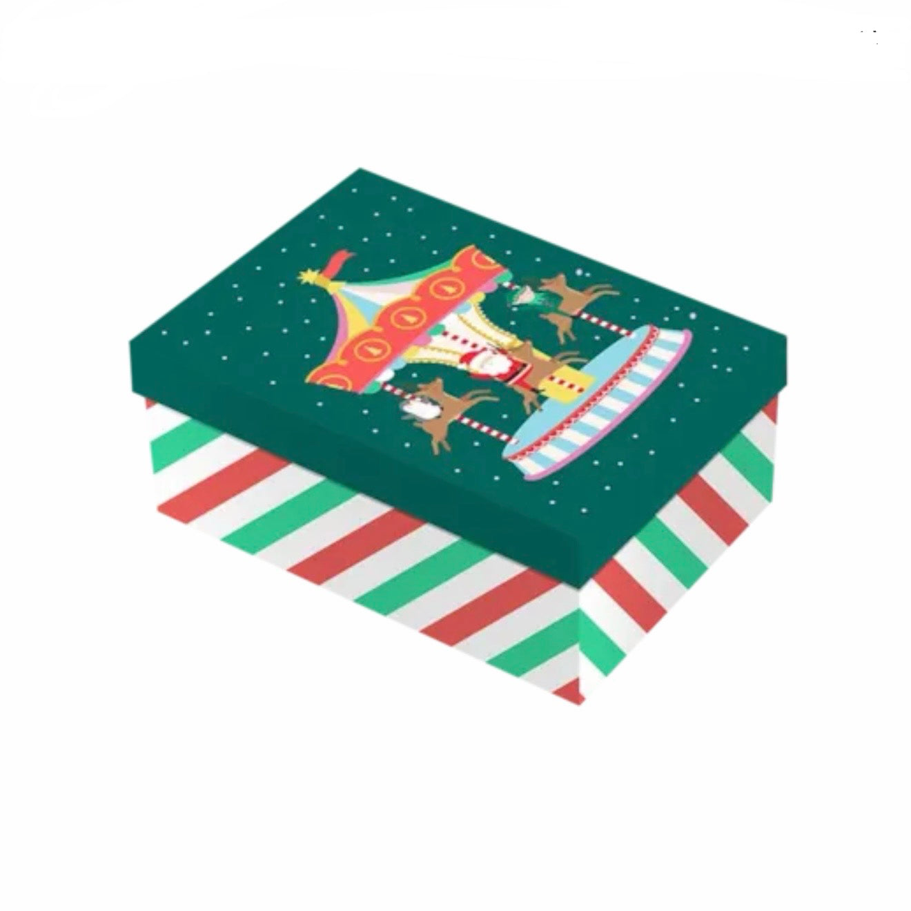 Christmas rectangle gift box 22x14cm