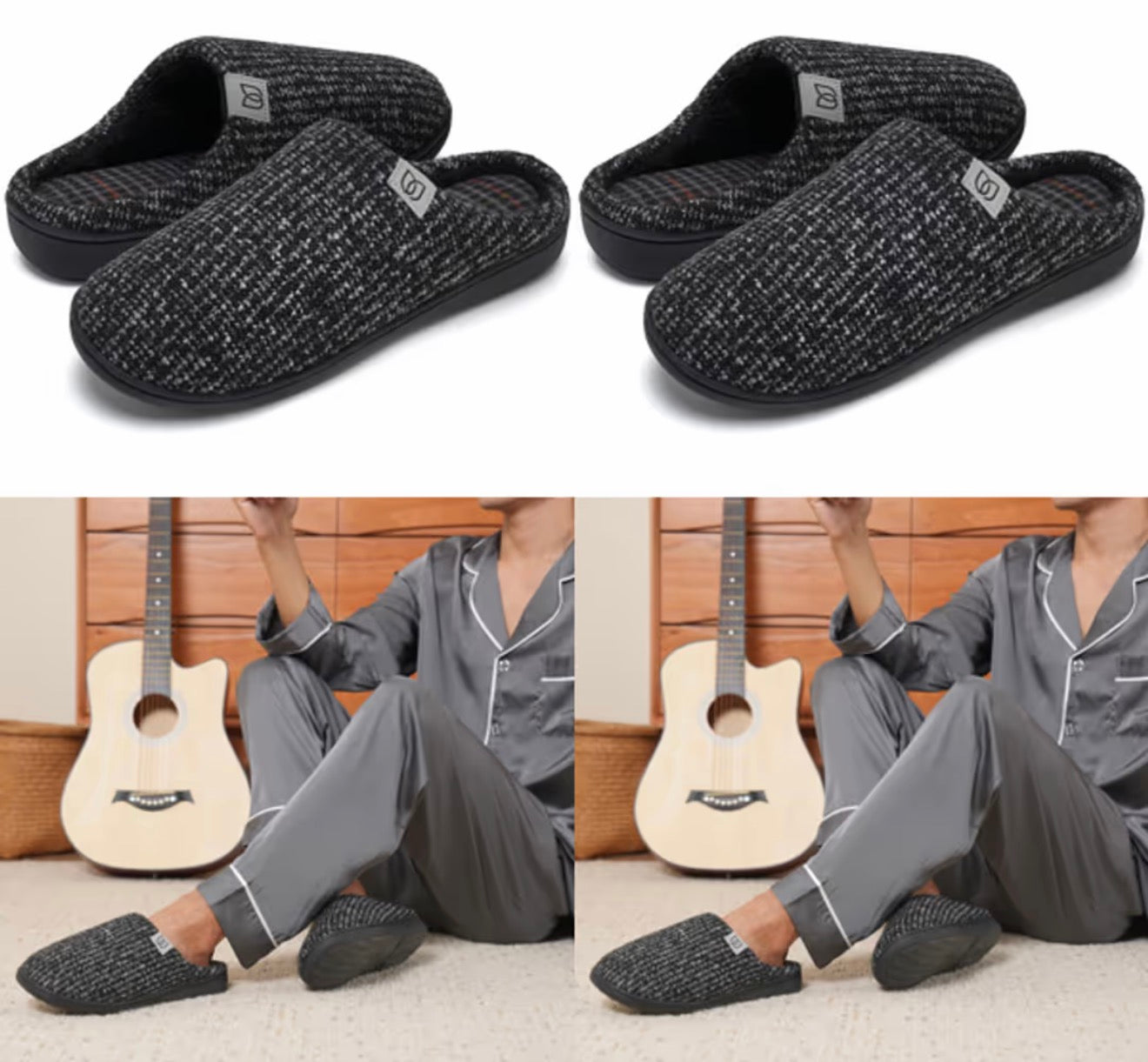 Ladies memory foam slippers with rubber sole - pink size 5/6.