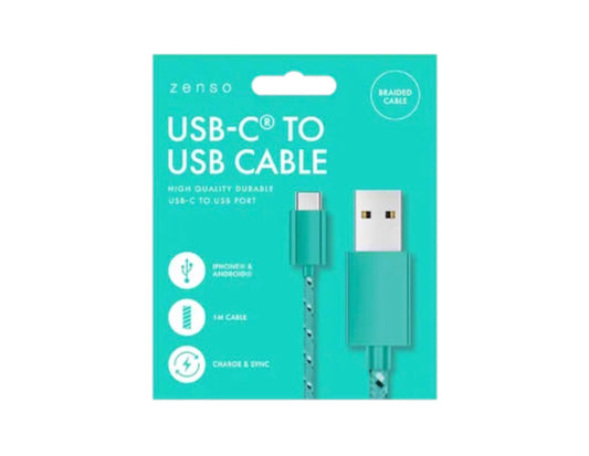 Type-C to USB cable 1m - braided
