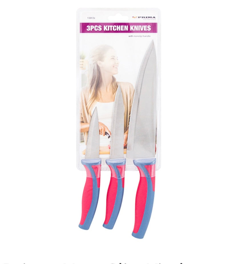 Prima kitchen knife set 3 pack