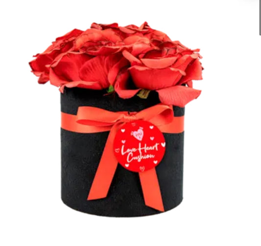 Artificial flowers gift box