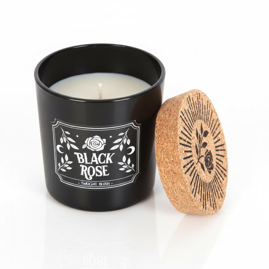 Black rose twilight blush candle