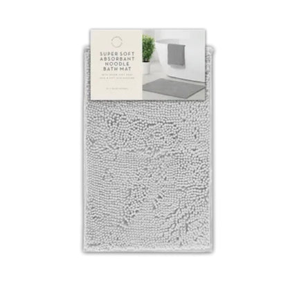 Super soft noodle bath mat