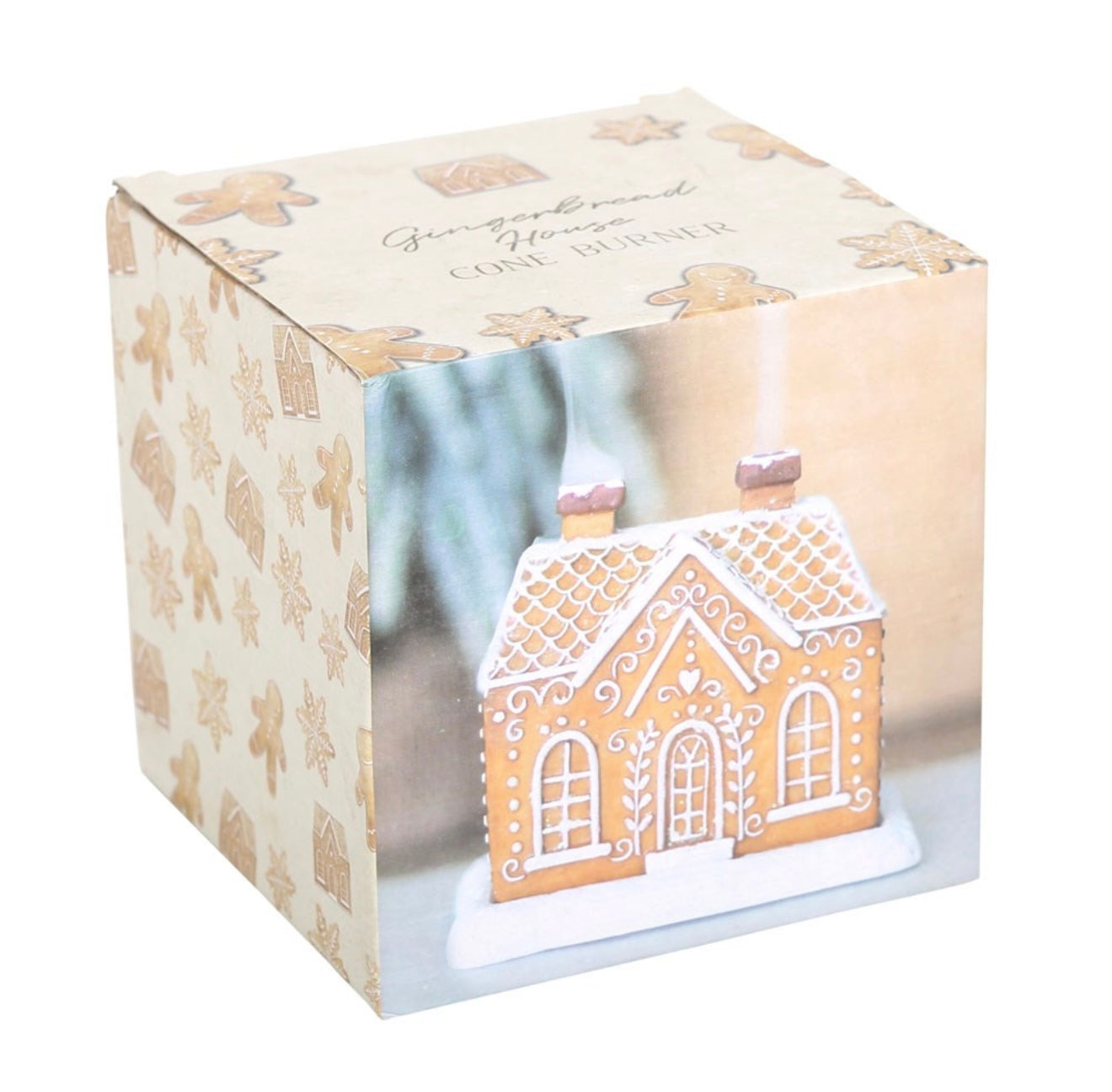 Gingerbread incense cone burner