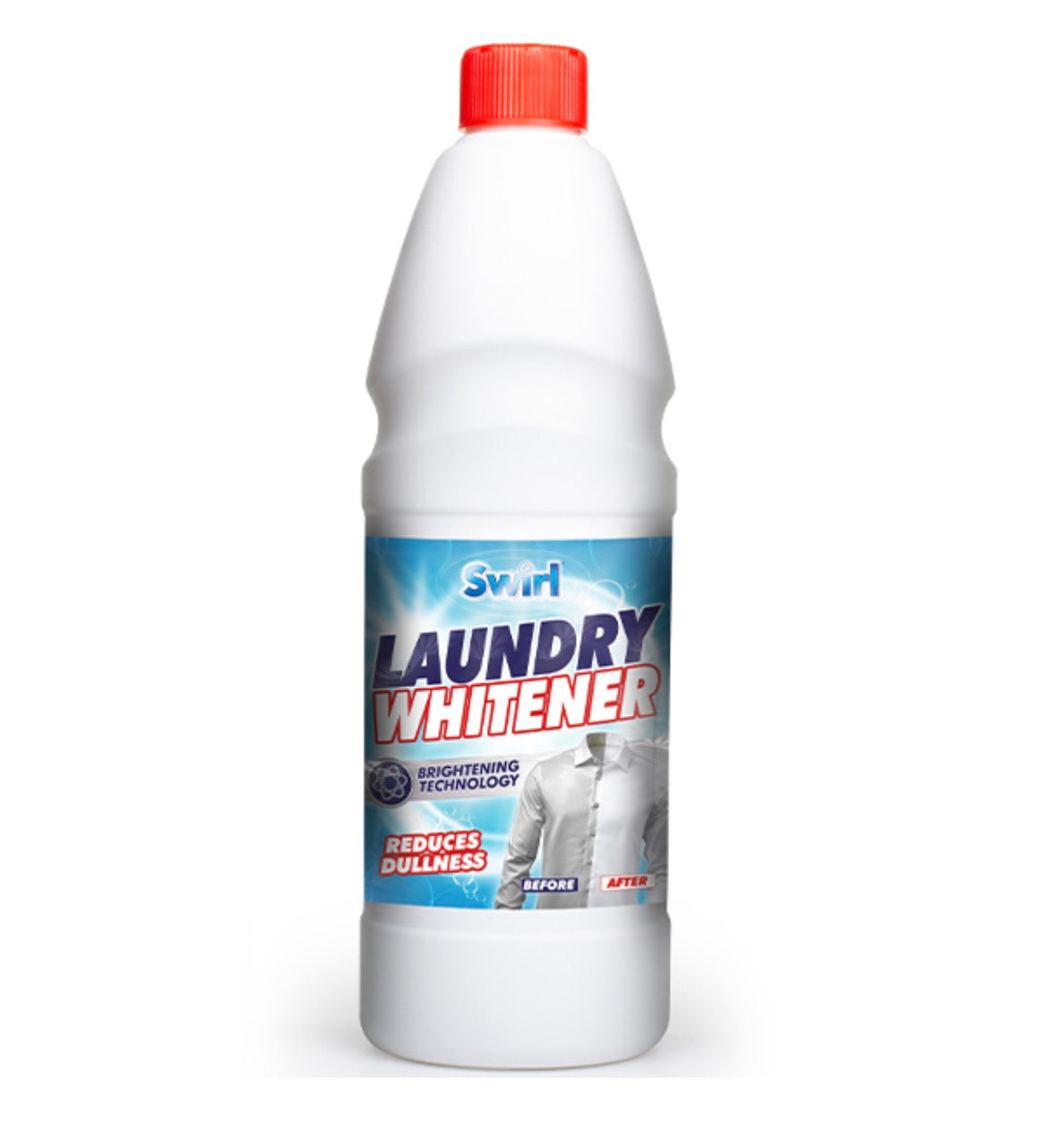 Swirl laundry whitener