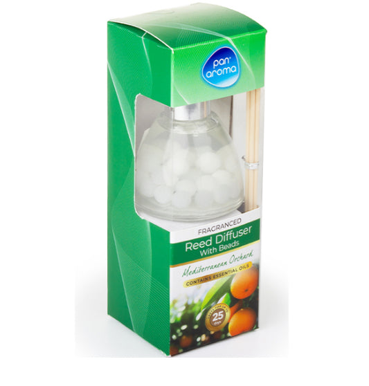 Reed diffuser with beads - Mediterranean orchard￼